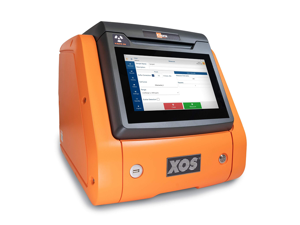 <strong>Clora R®</strong> - aparat do pomiaru zawartości chloru metodą fluorescencji rentgenowskiej z dyspersją fali