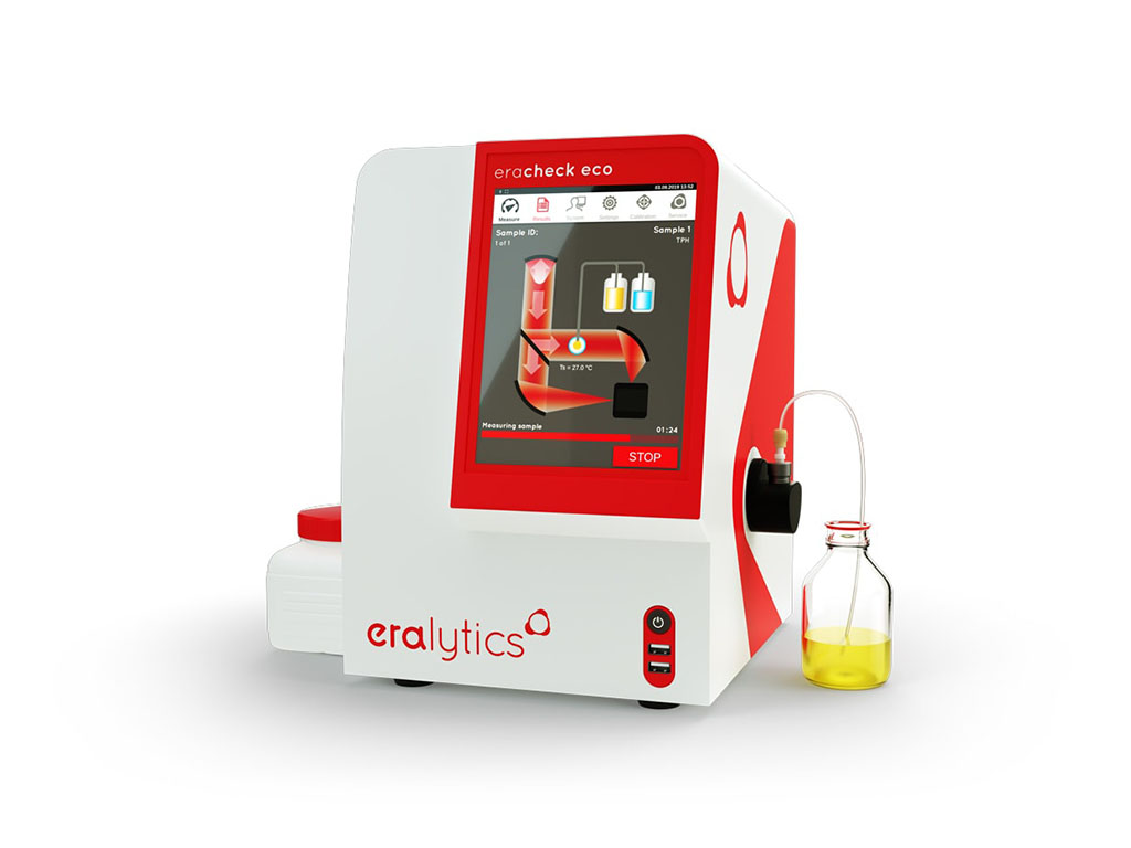 <strong>ERACHECK ECO</strong> - automatyczny aparat do oznaczania zawartości węglowodorów ropopochodnych w wodach i glebach