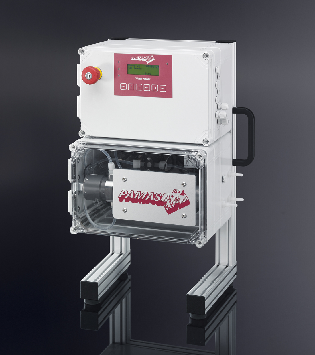 <strong>PAMAS WaterViewer</strong> - licznik do pomiaru cząstek on - line w wodach.