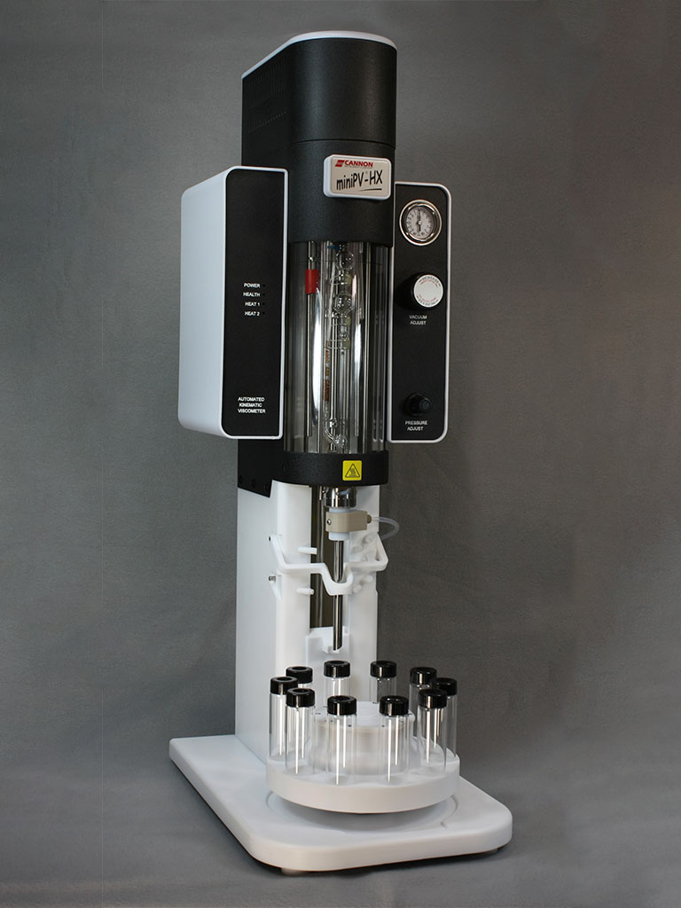 miniPV®- HX - automatyczny lepkościomierz dedykowany do roztworów polimerów w agresywnych rozpuszczalnikach z podajnikiem próbek